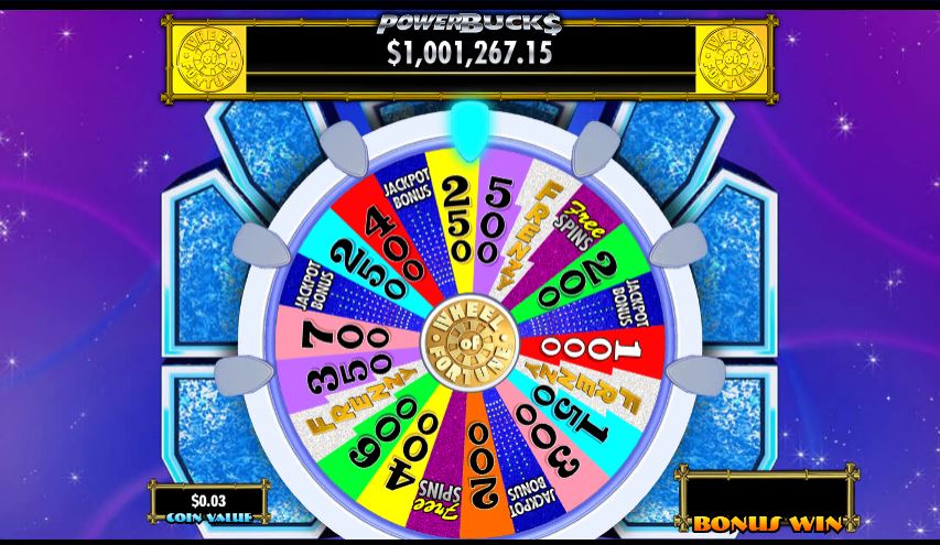 Wheel of fortune clearance lotto payout